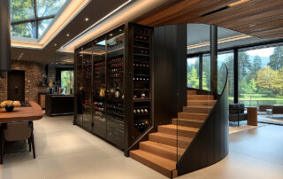 A wine cellar in a home could be considered an unusual or uncommon home feature that may be helpful to know how to inspect